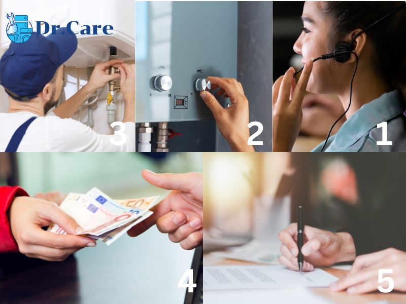 Quy trình sửa máy nước nóng tại nhà của Drcare