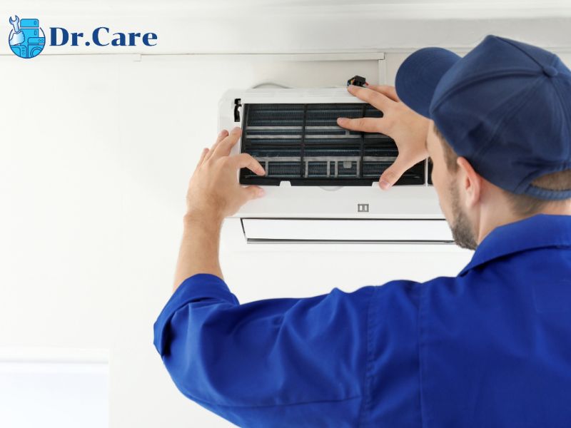 Drcare Dĩ An tự hào mang đến quy trình sửa chữa máy lạnh chuyên nghiệp