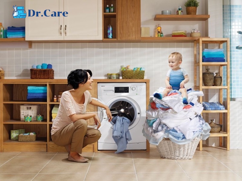 Sửa chữa máy giặt tại nhà của Drcare an toàn đảm bảo