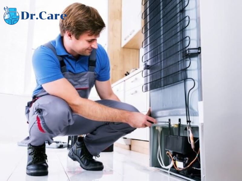 Quy trình sửa chữa tủ lạnh của Drcare được thực hiện một cách chuyên nghiệp